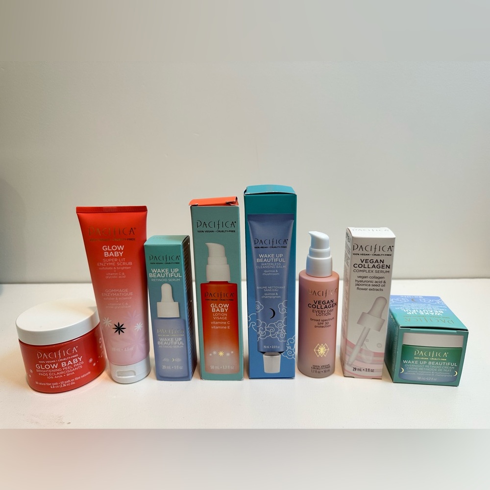 Pacifica Beauty - Eight Assorted Skincare Products Unopened